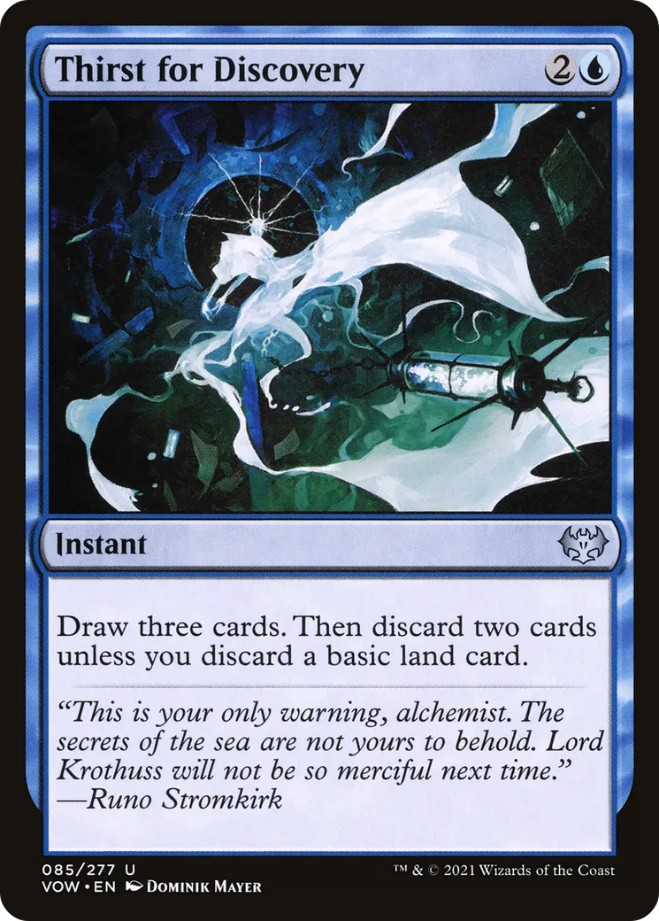 Thirst for Discovery — Innistrad: Crimson Vow — Magic: The Gathering