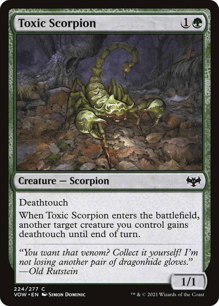 Scorpion toxique — Innistrad: Crimson Vow — Magic: The Gathering