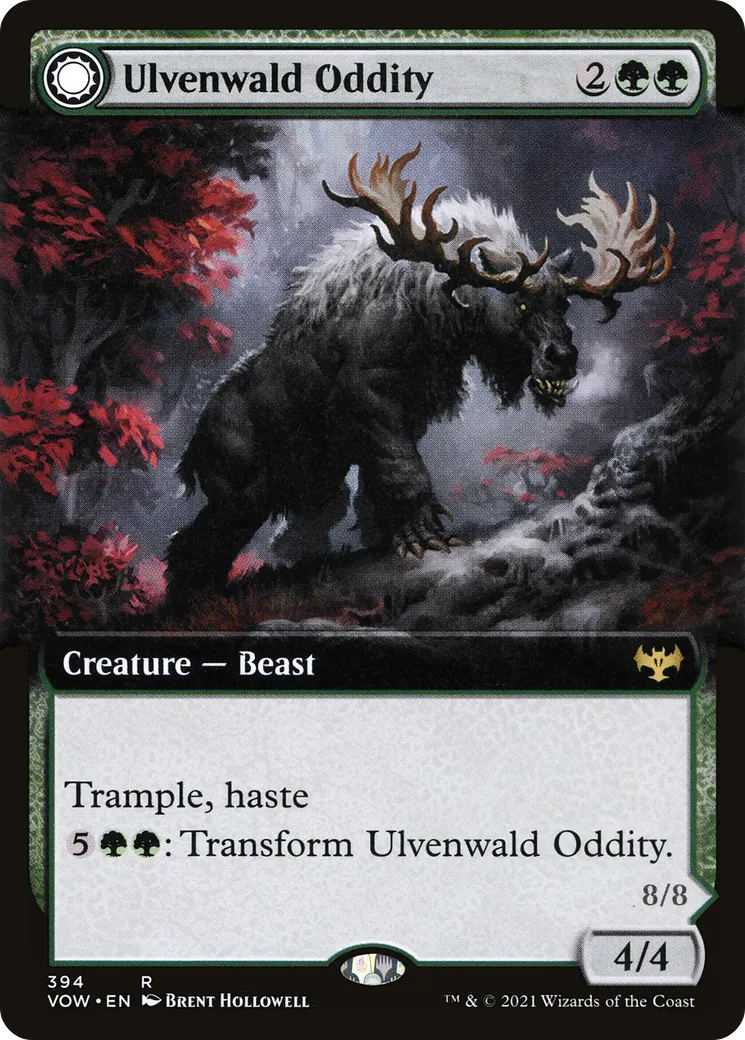 Bizarrerie de l'Ulvenwald // Béhémoth de l'Ulvenwald — Innistrad: Crimson Vow — Magic: The Gathering