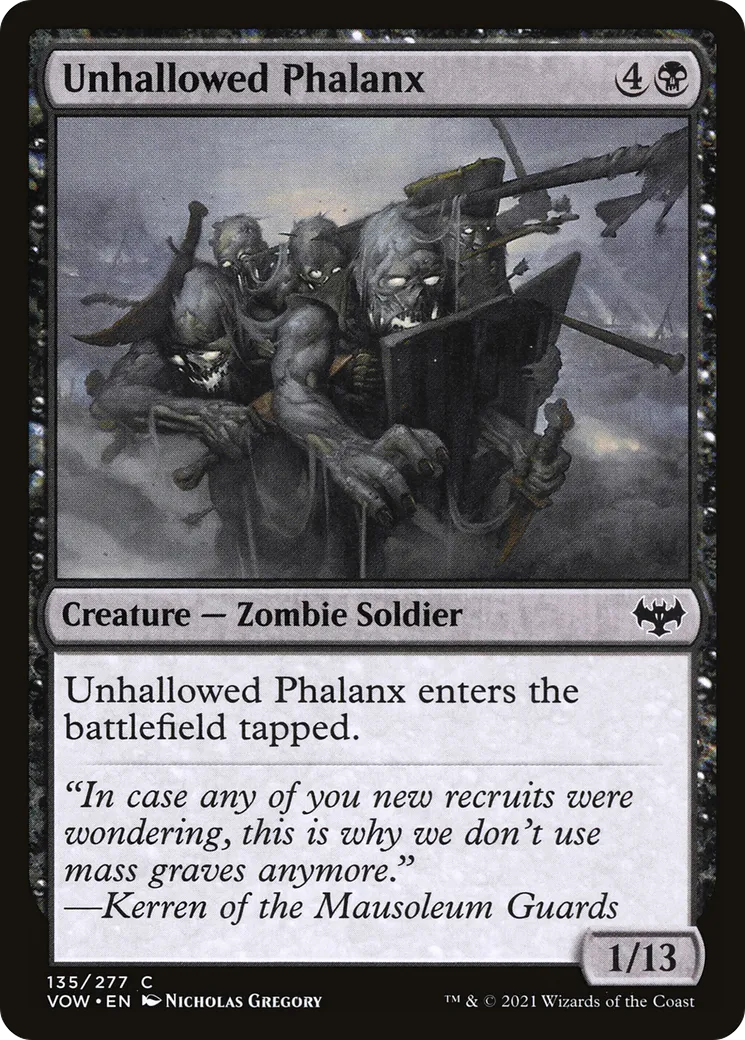 Unhallowed Phalanx — Innistrad: Crimson Vow — Magic: The Gathering