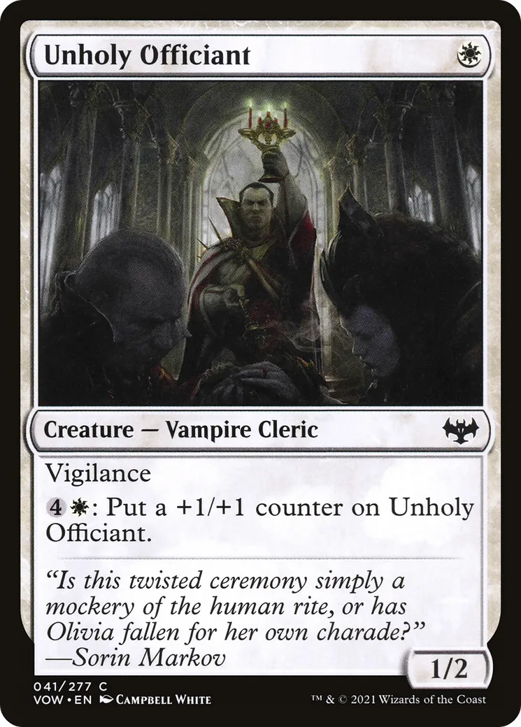 Célébrant impie — Innistrad: Crimson Vow — Magic: The Gathering