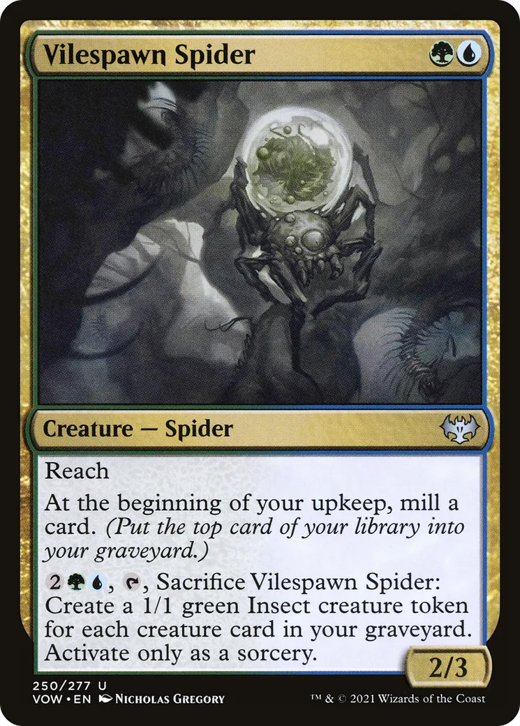 Vilespawn Spider — Innistrad: Crimson Vow — Magic: The Gathering