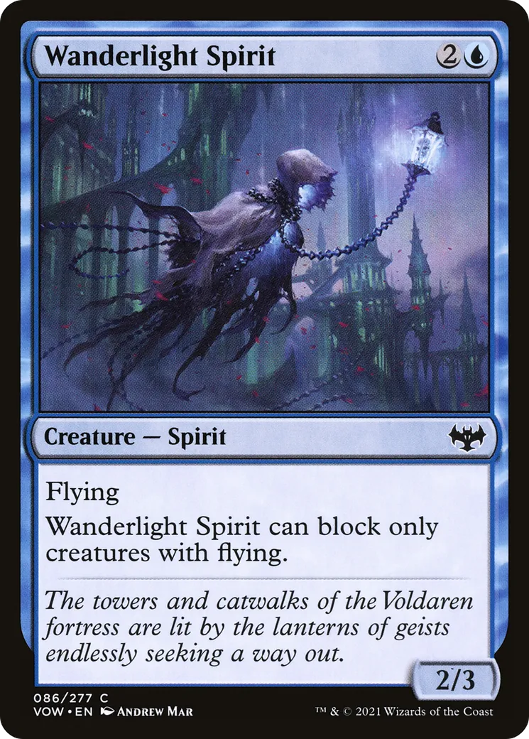 Esprit errant à la lanterne — Innistrad: Crimson Vow — Magic: The Gathering