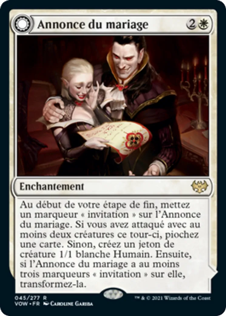 Annonce du mariage // Festivités du mariage — Innistrad: Crimson Vow — Magic: The Gathering
