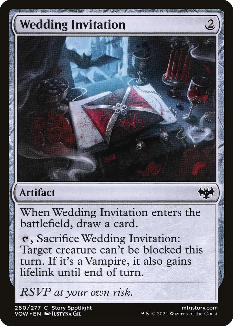 Invitation de mariage — Innistrad: Crimson Vow — Magic: The Gathering
