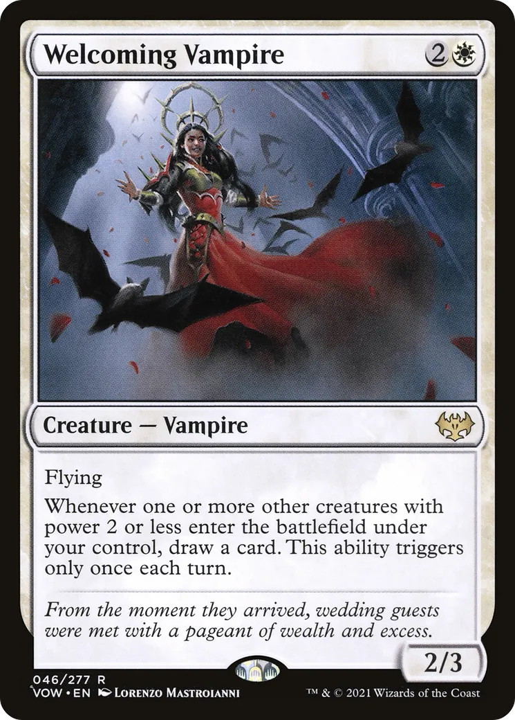 Welcoming Vampire — Innistrad: Crimson Vow — Magic: The Gathering