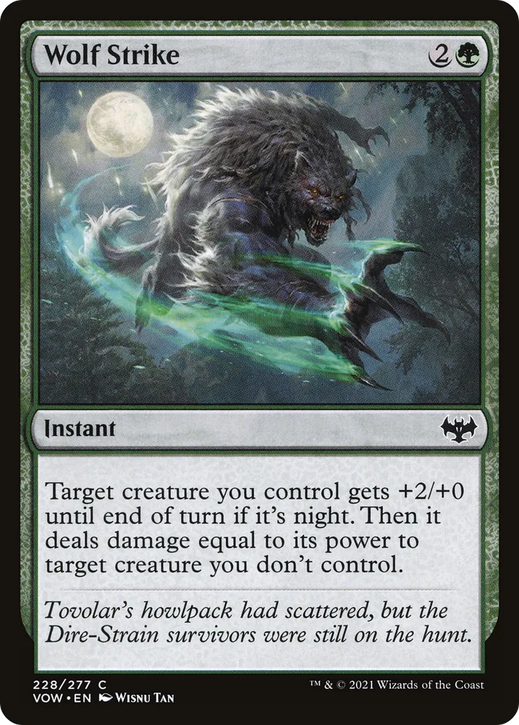 Wolf Strike — Innistrad: Crimson Vow — Magic: The Gathering