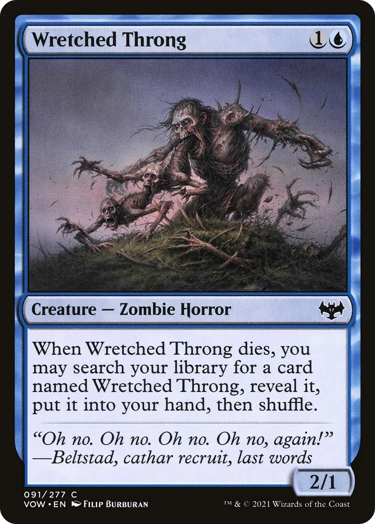 Wretched Throng — Innistrad: Crimson Vow — Magic: The Gathering