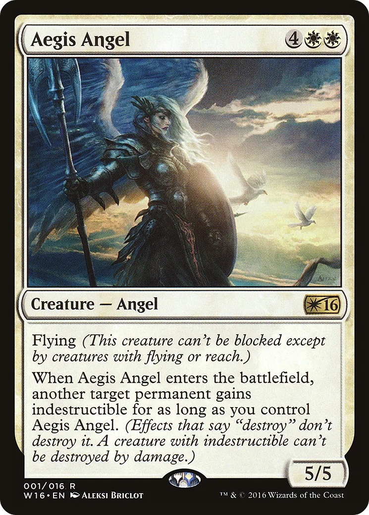 Ange de l'égide — Welcome Deck 2016 — Magic: The Gathering