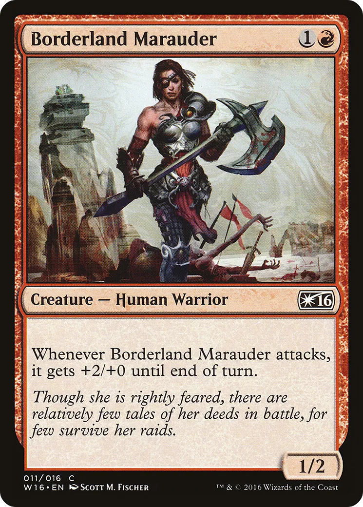 Borderland Marauder — Welcome Deck 2016 — Magic: The Gathering
