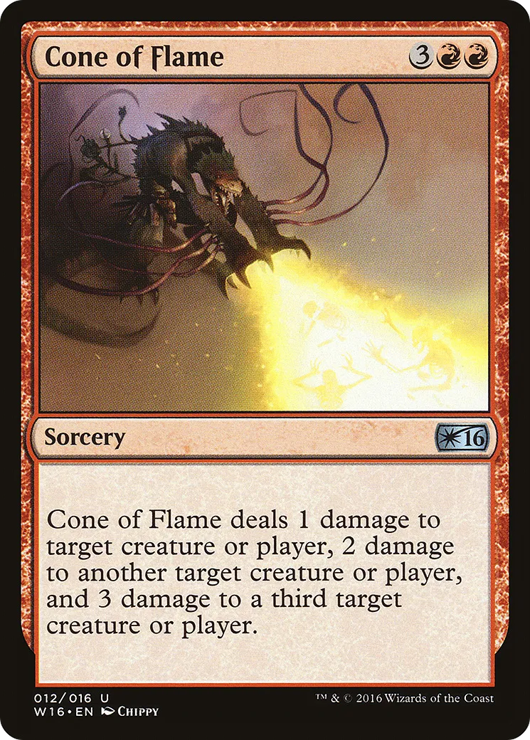 Cone of Flame — Welcome Deck 2016 — Magic: The Gathering