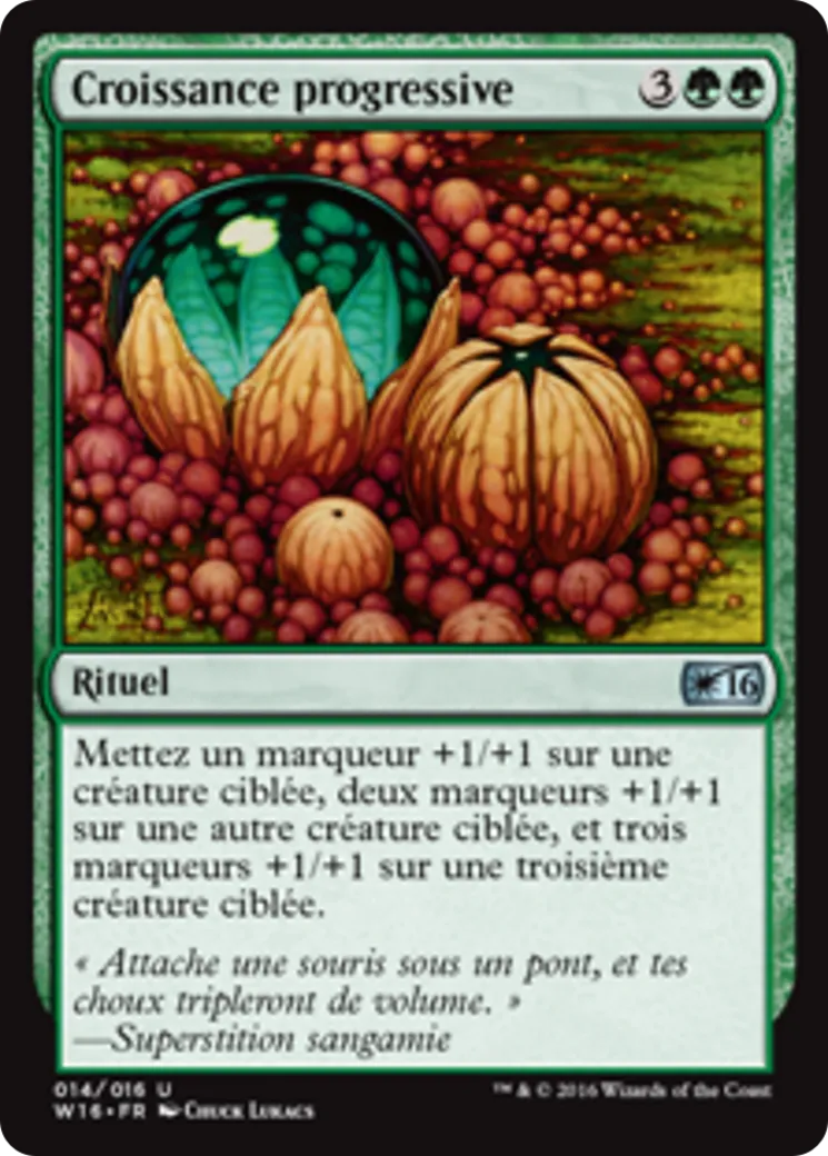 Croissance progressive — Welcome Deck 2016 — Magic: The Gathering