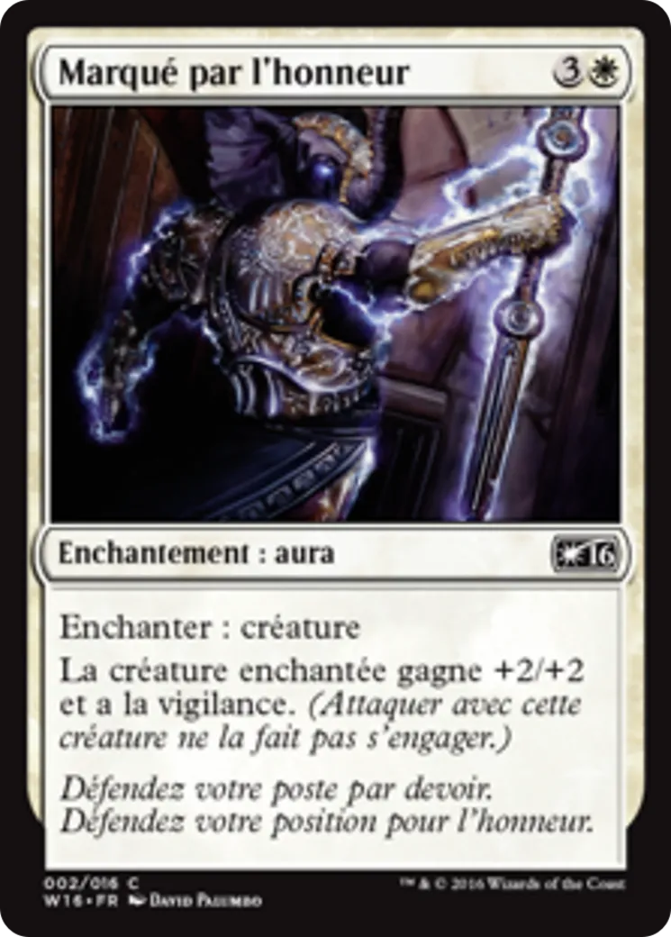 Marqué par l'honneur — Welcome Deck 2016 — Magic: The Gathering