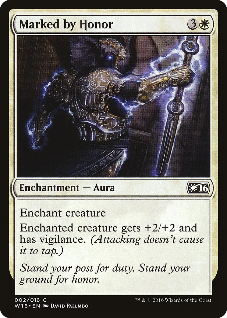 Marked by Honor from Welcome Deck 2016 - Magic: The Gathering