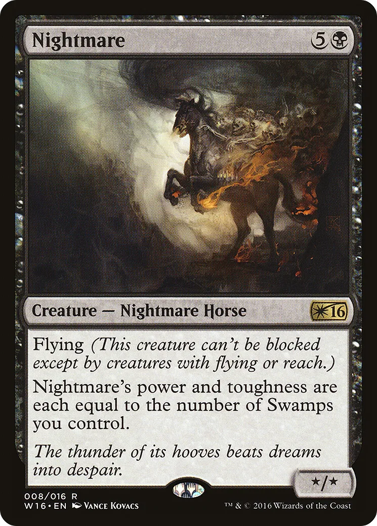 Nightmare — Welcome Deck 2016 — Magic: The Gathering