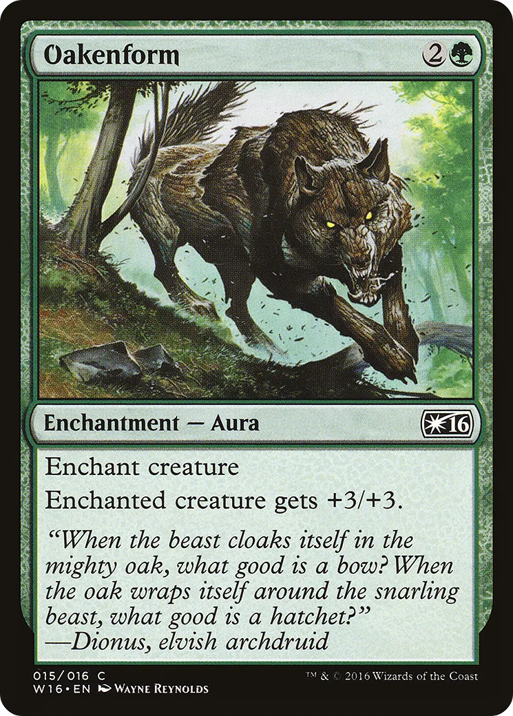 Forme du chêne — Welcome Deck 2016 — Magic: The Gathering