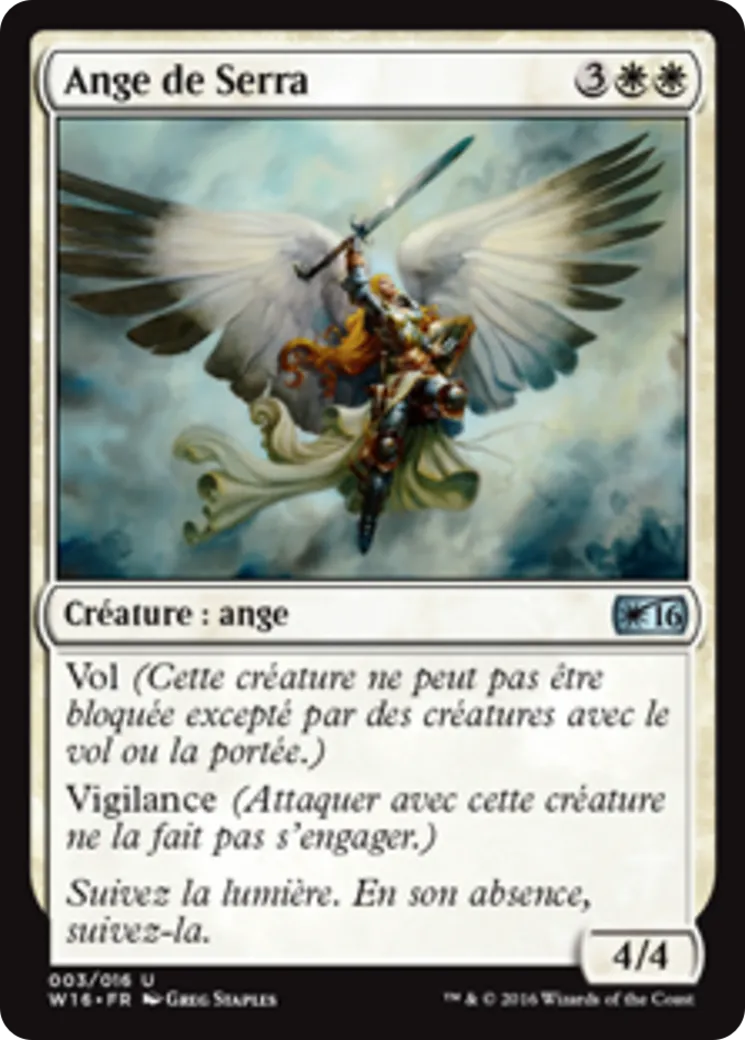 Ange de Serra — Welcome Deck 2016 — Magic: The Gathering