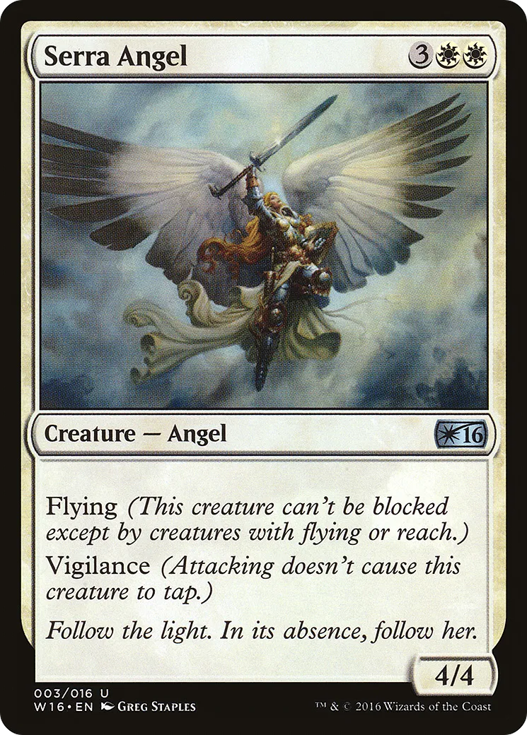 Serra Angel — Welcome Deck 2016 — Magic: The Gathering