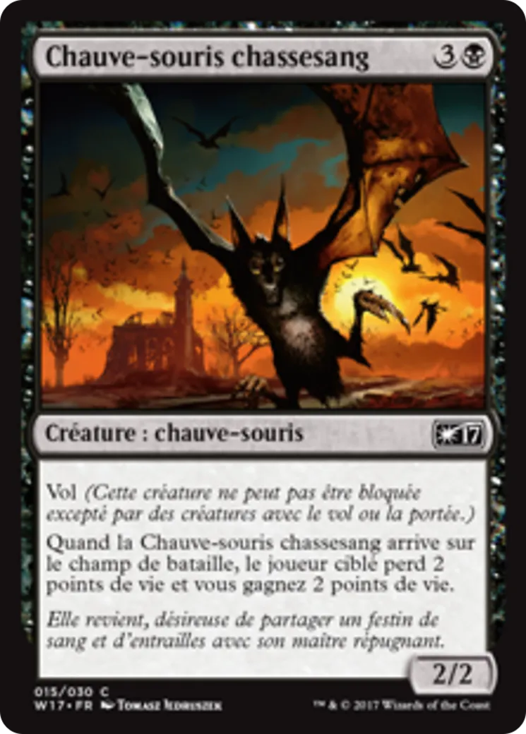 Chauve-souris chassesang — Welcome Deck 2017 — Magic: The Gathering