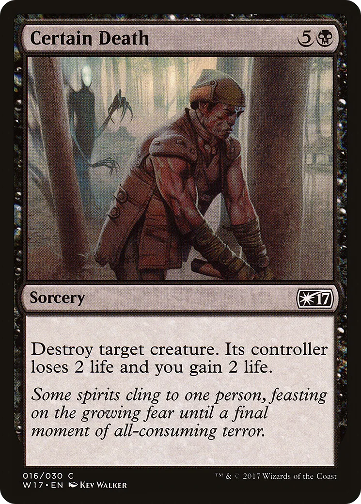 Certain Death — Welcome Deck 2017 — Magic: The Gathering