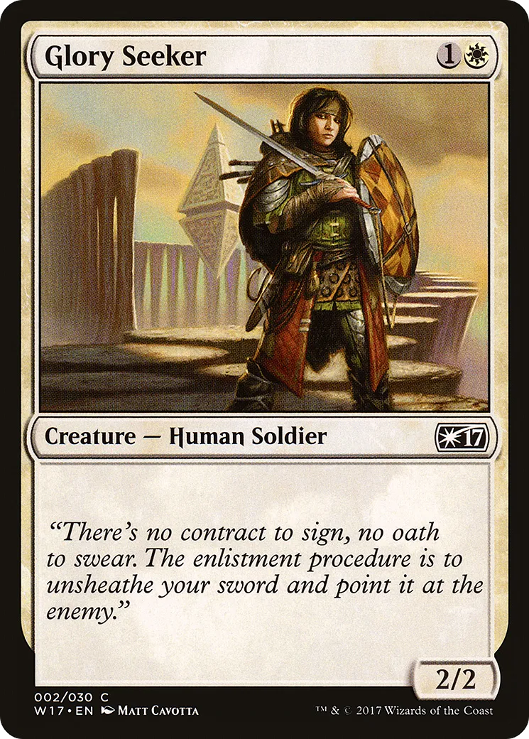 Glory Seeker — Welcome Deck 2017 — Magic: The Gathering