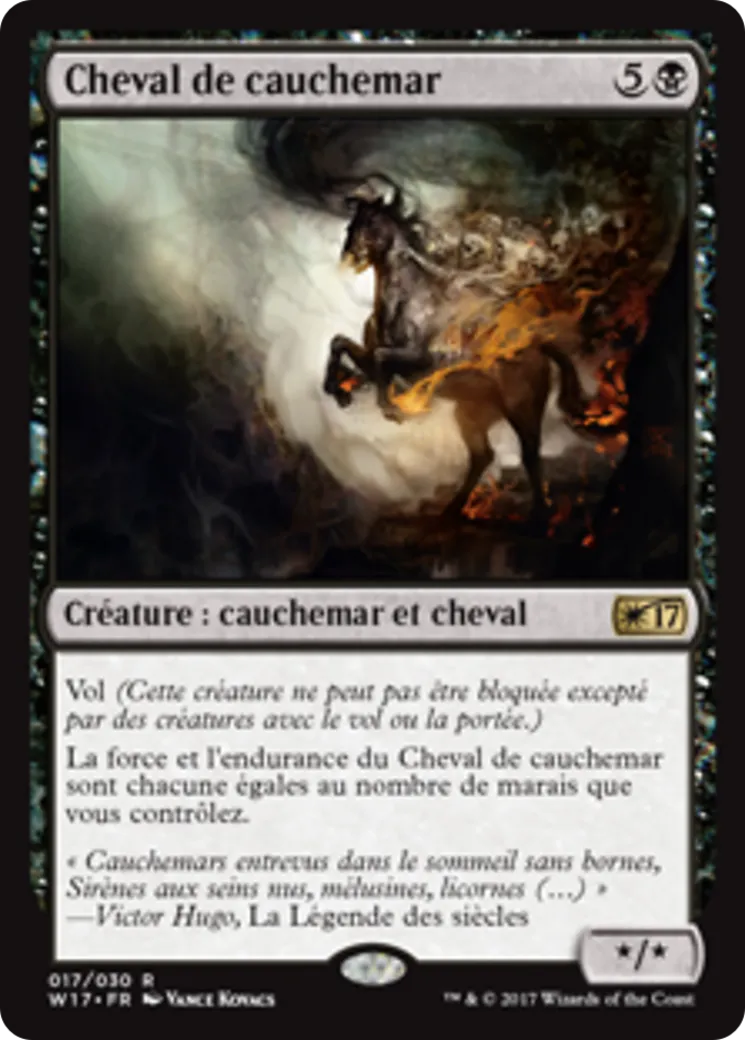 Cheval de cauchemar — Welcome Deck 2017 — Magic: The Gathering