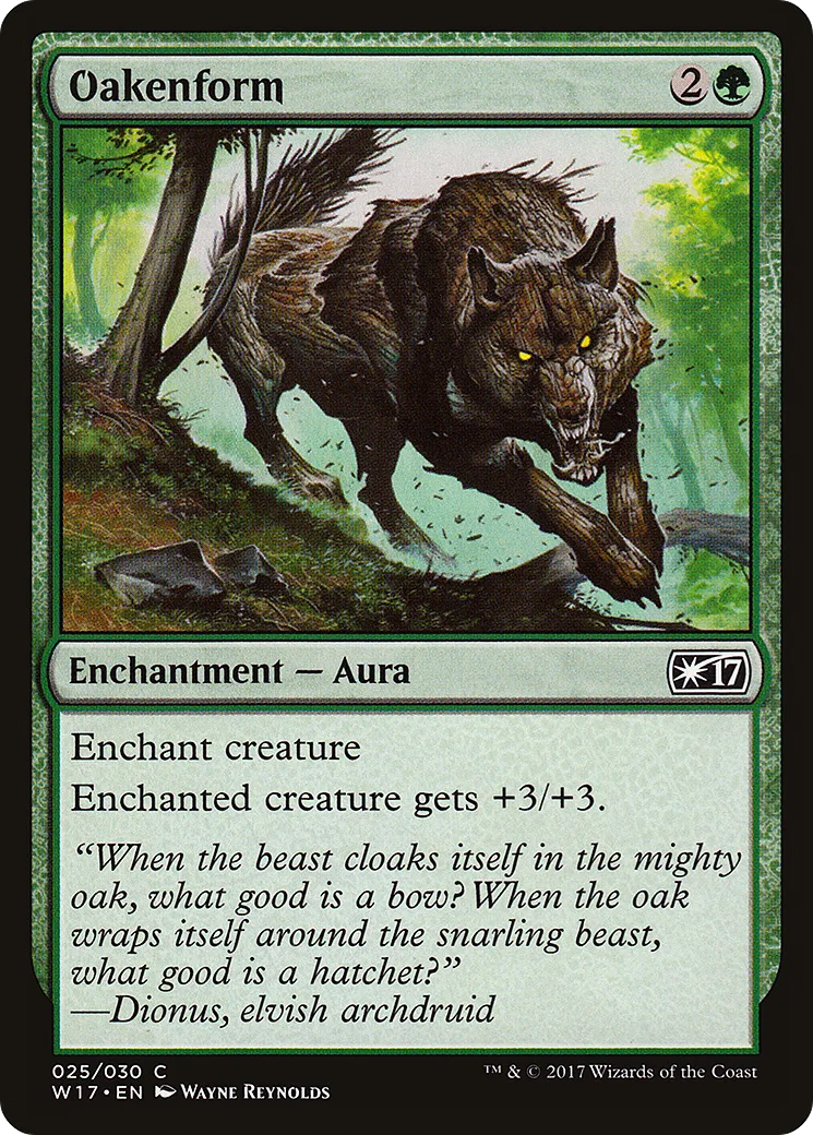Oakenform — Welcome Deck 2017 — Magic: The Gathering