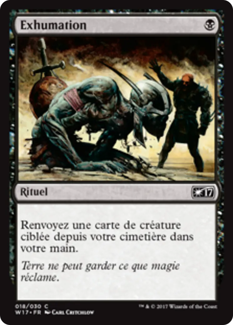 Exhumation — Welcome Deck 2017 — Magic: The Gathering
