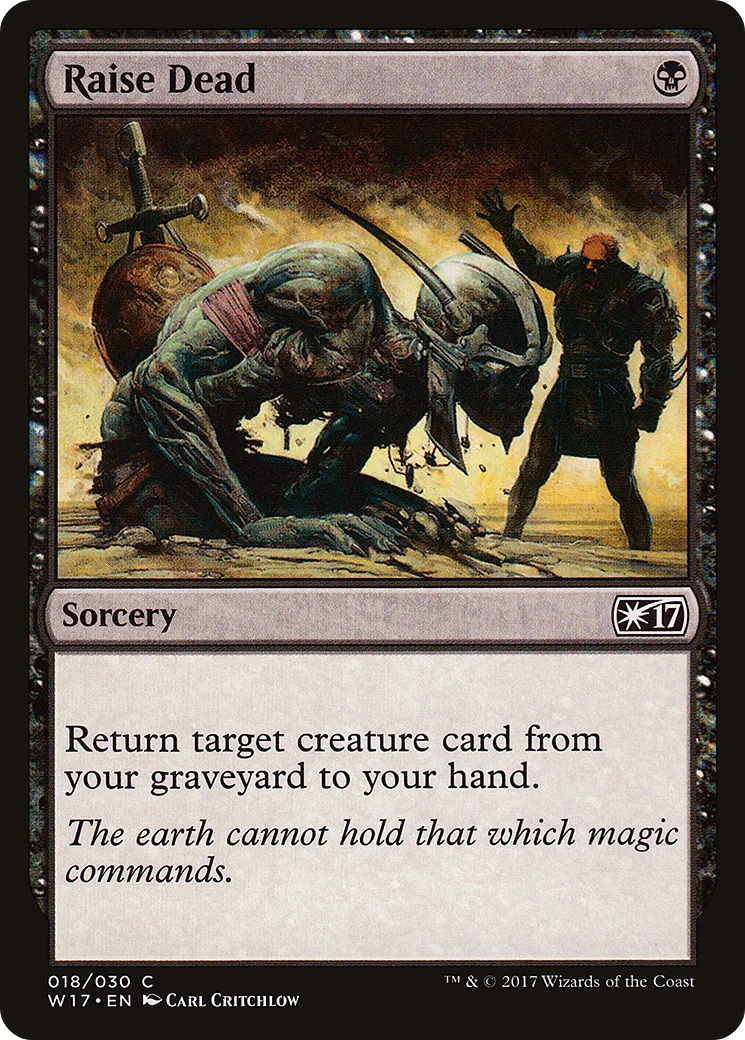 Raise Dead — Welcome Deck 2017 — Magic: The Gathering
