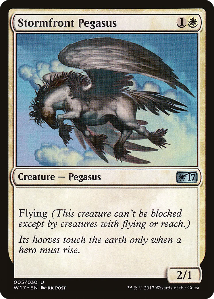 Pégase du front de l'orage — Welcome Deck 2017 — Magic: The Gathering