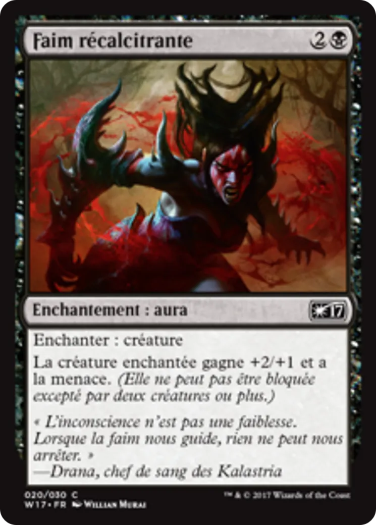 Faim récalcitrante — Welcome Deck 2017 — Magic: The Gathering