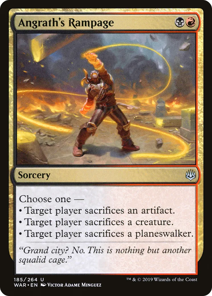 Sauvagerie d'Angrath — War of the Spark — Magic: The Gathering
