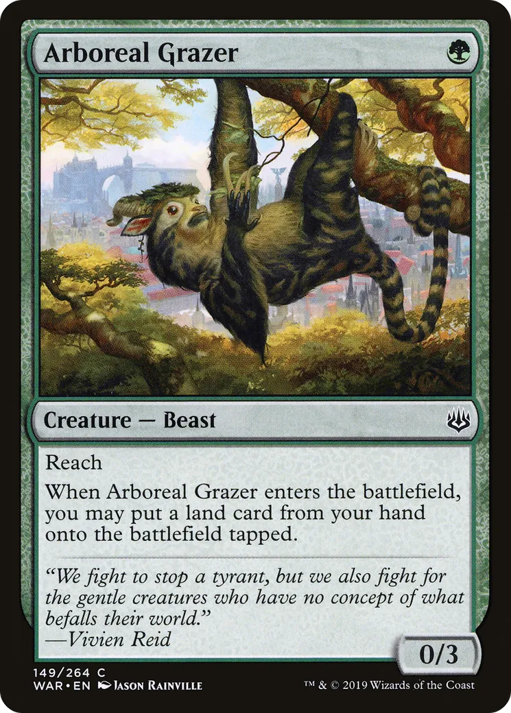 Arboreal Grazer — War of the Spark — Magic: The Gathering