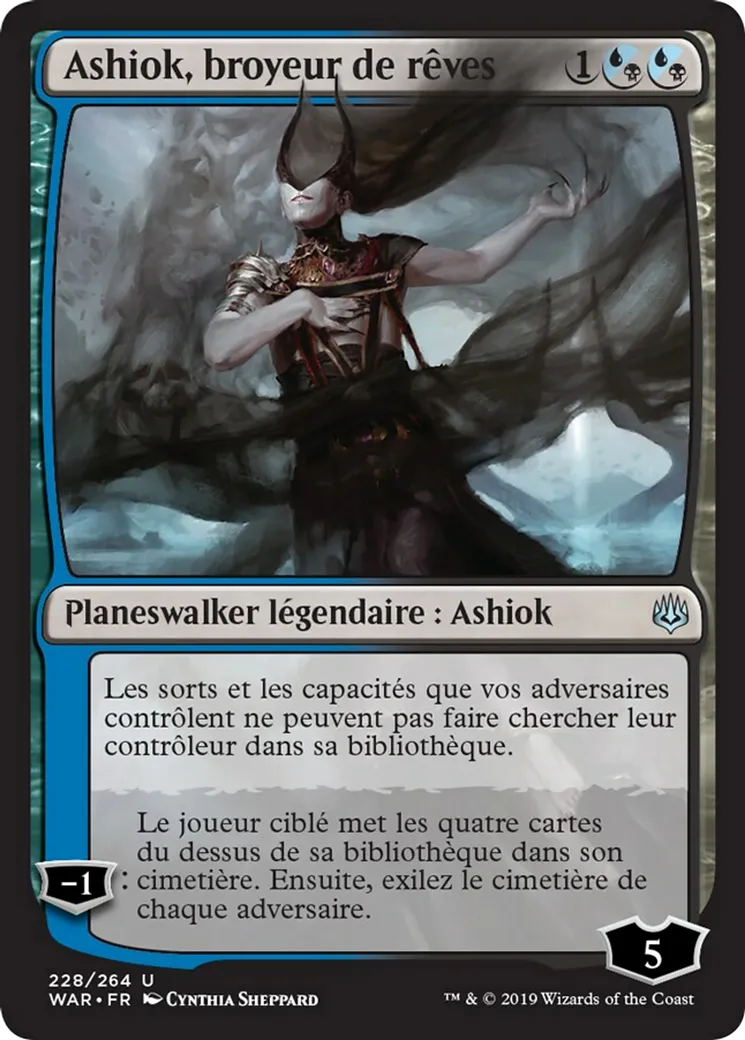 Ashiok, broyeur de rêves — War of the Spark — Magic: The Gathering