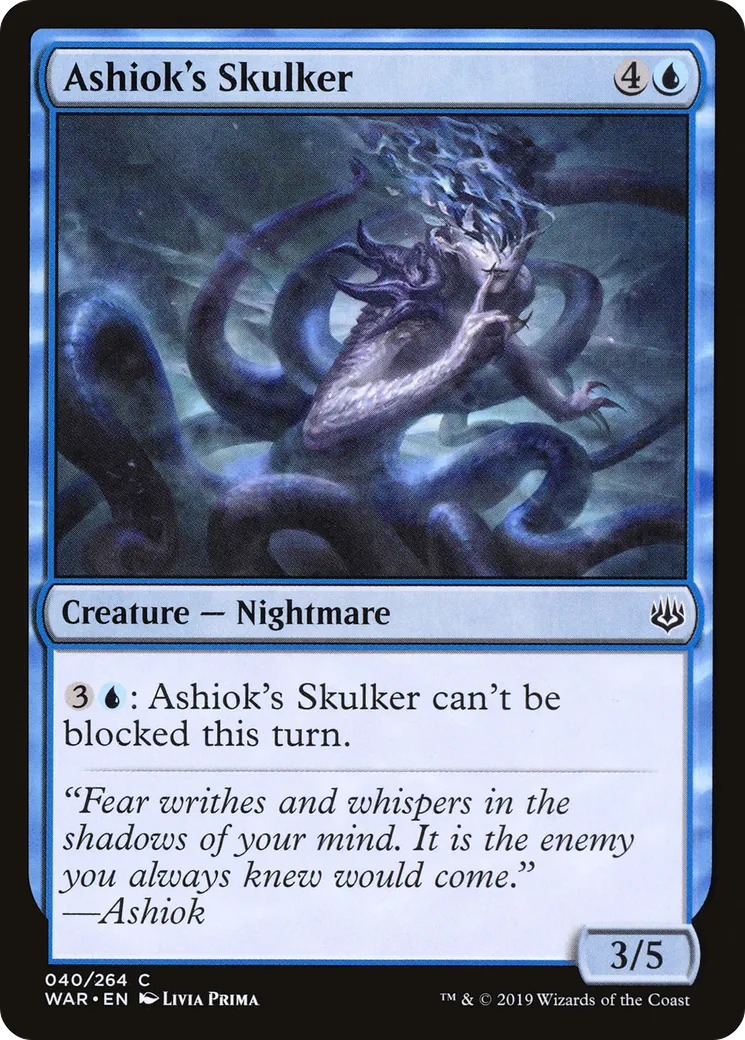 Ashiok's Skulker — War of the Spark — Magic: The Gathering