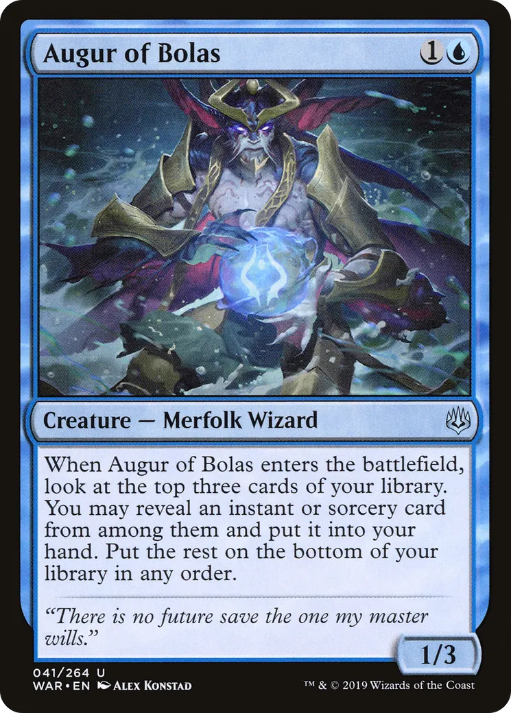 Augur of Bolas — War of the Spark — Magic: The Gathering