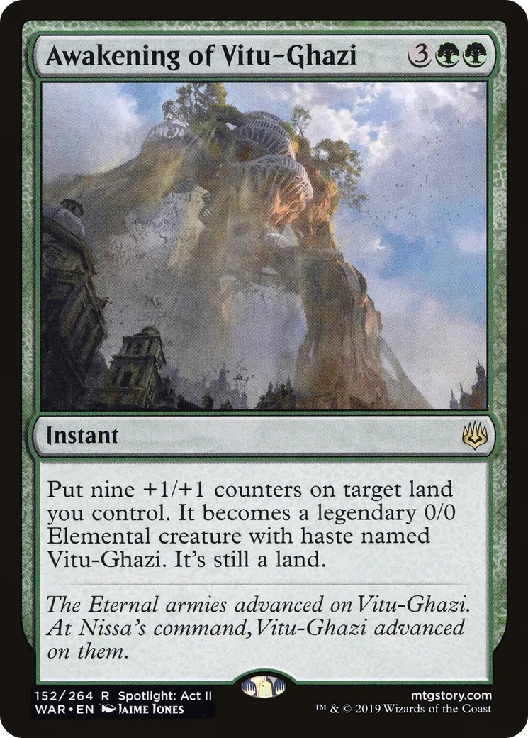 Éveil de Vitu-Ghazi — War of the Spark — Magic: The Gathering