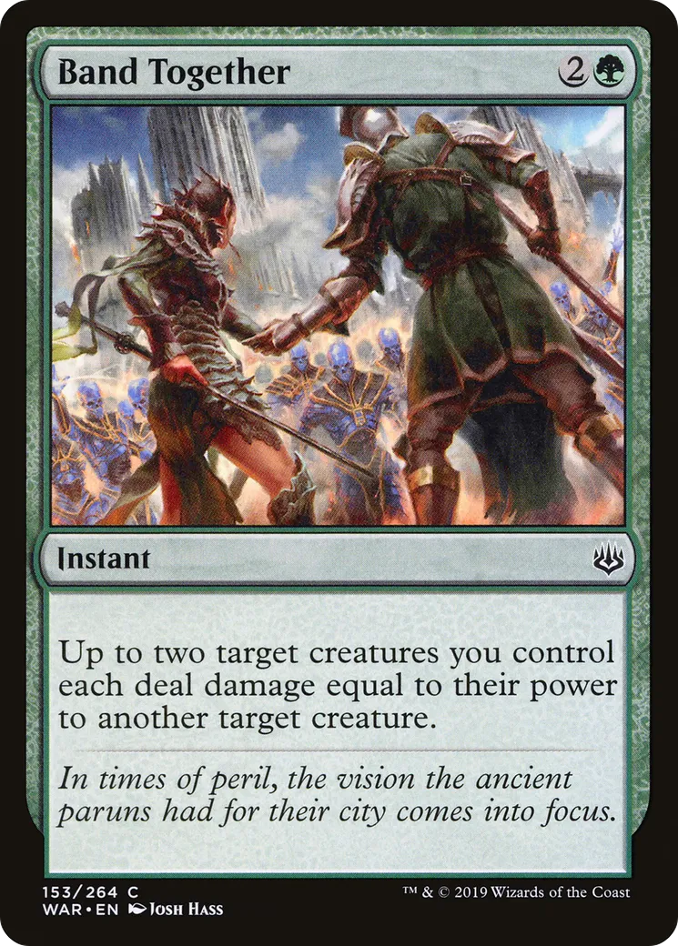 Band Together — War of the Spark — Magic: The Gathering