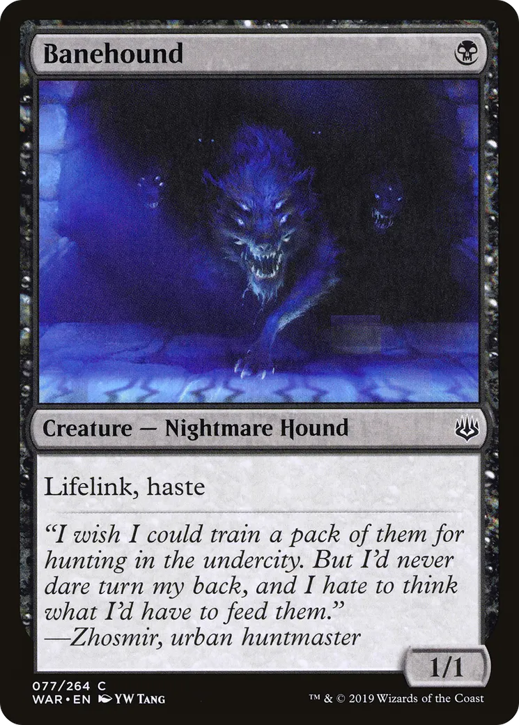 Banehound — War of the Spark — Magic: The Gathering