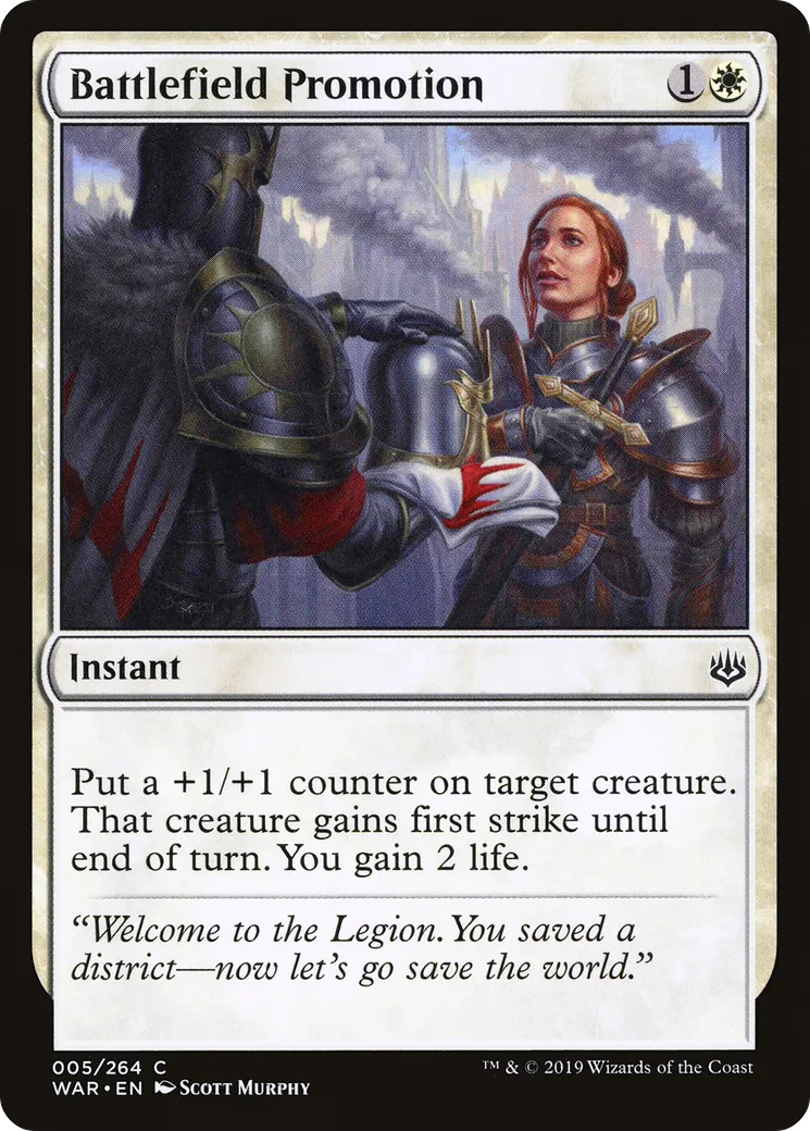 Battlefield Promotion — War of the Spark — Magic: The Gathering