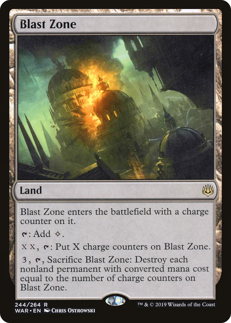 Blast Zone — War of the Spark — Magic: The Gathering