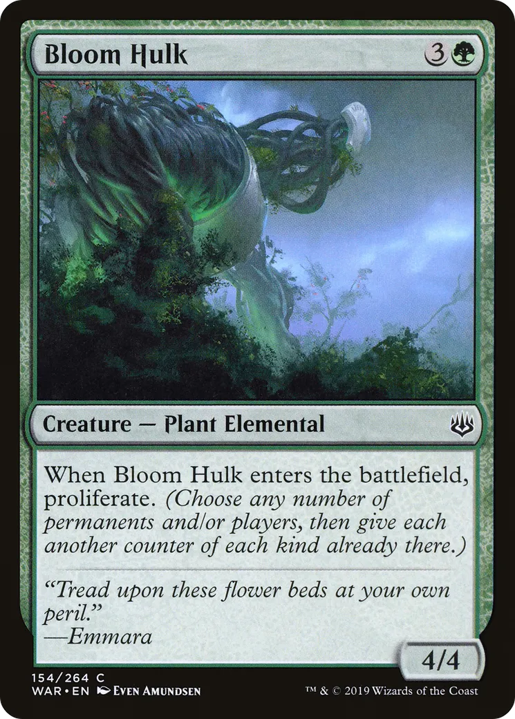 Bloom Hulk — War of the Spark — Magic: The Gathering