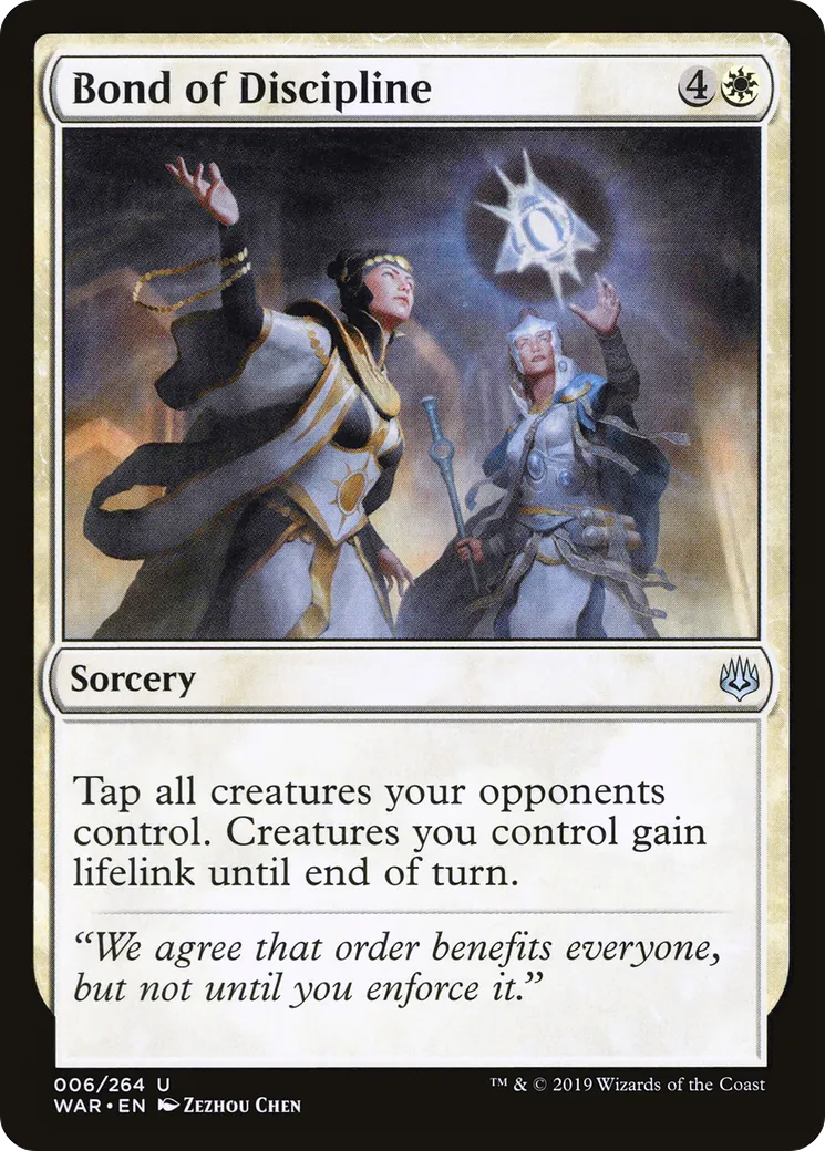 Bond of Discipline — War of the Spark — Magic: The Gathering