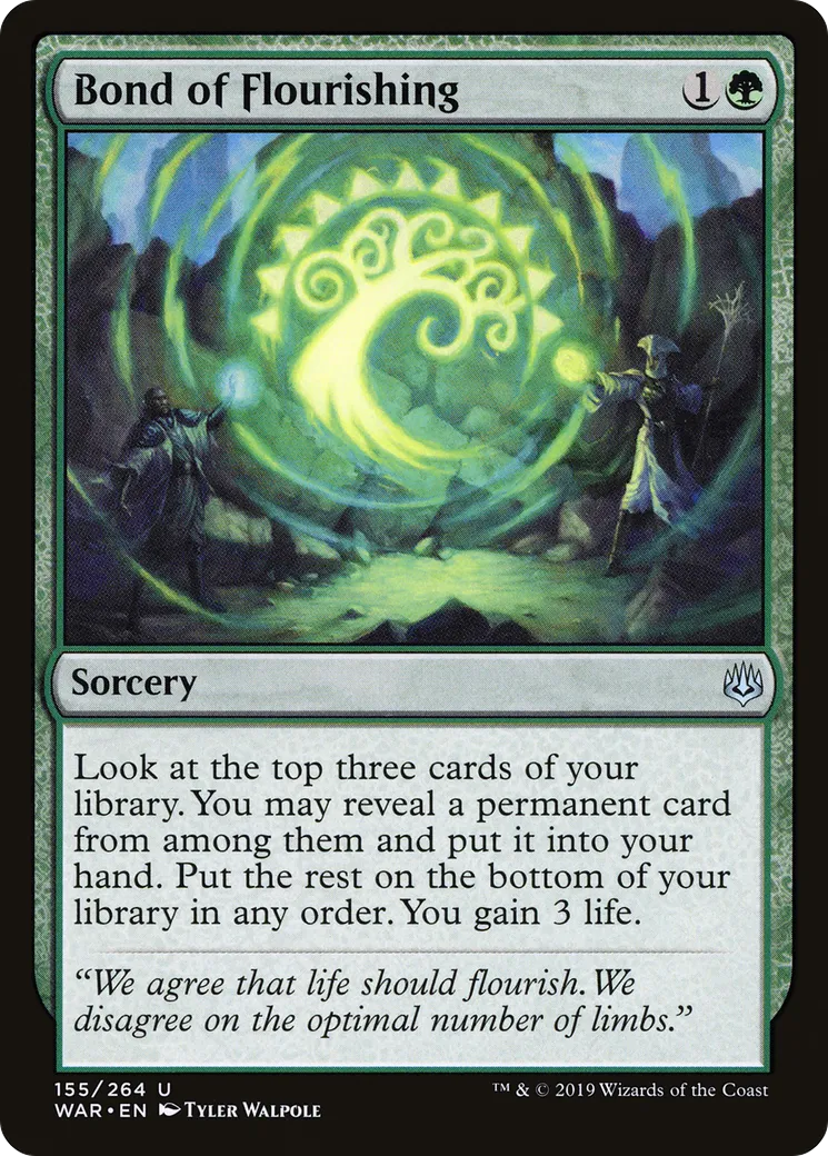 Lien d'abondance — War of the Spark — Magic: The Gathering