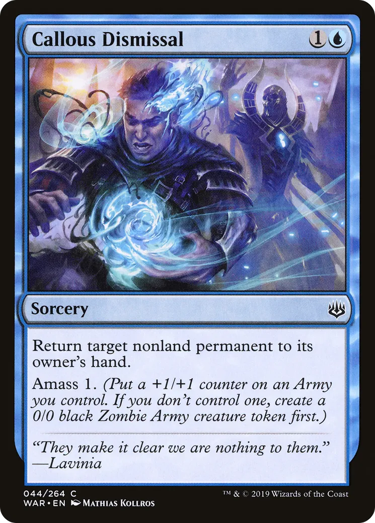 Rejet inhumain — War of the Spark — Magic: The Gathering
