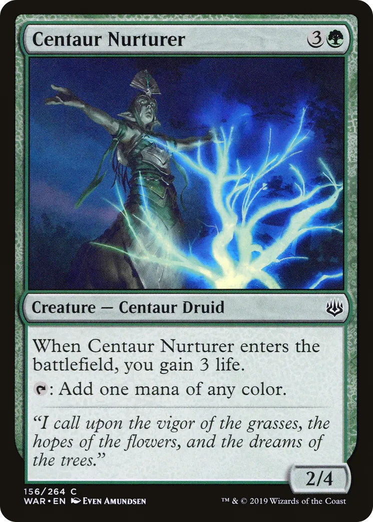 Nourricier centaure — War of the Spark — Magic: The Gathering