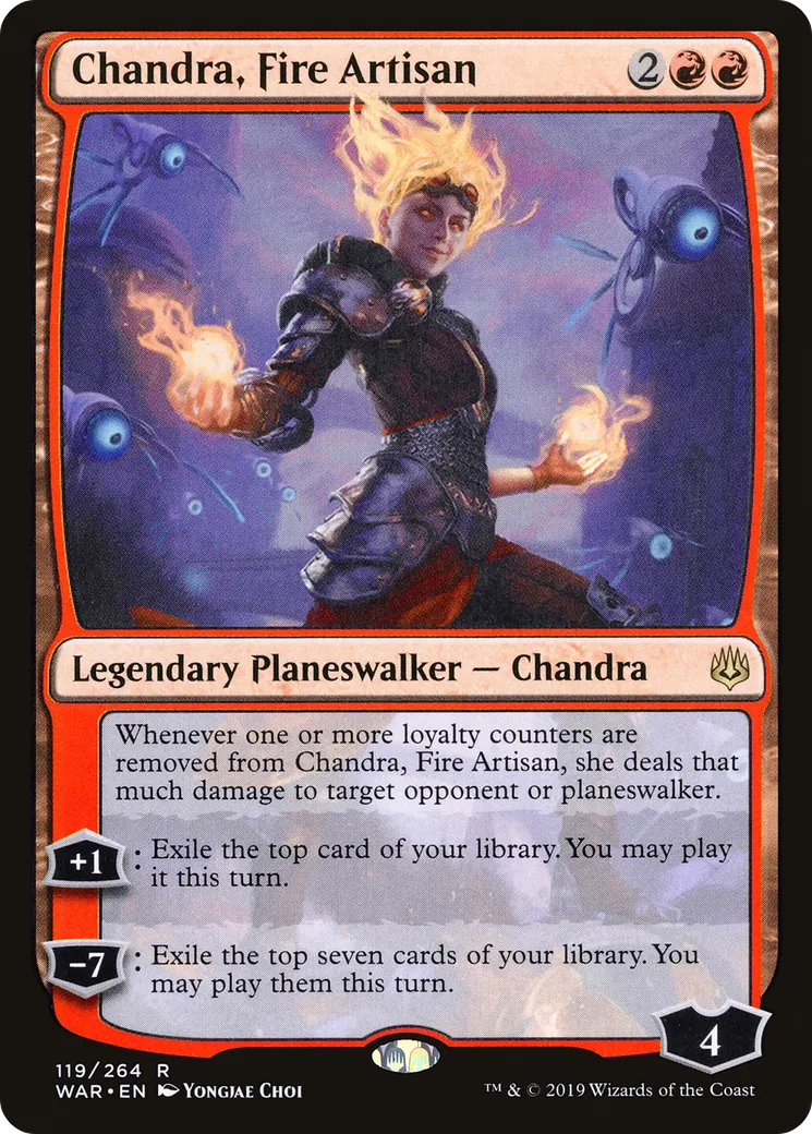 Chandra, Fire Artisan — War of the Spark — Magic: The Gathering