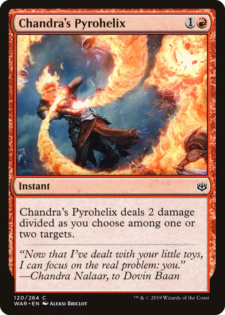 Chandra's Pyrohelix — War of the Spark — Magic: The Gathering