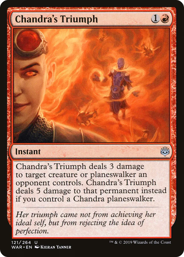 Triomphe de Chandra — War of the Spark — Magic: The Gathering