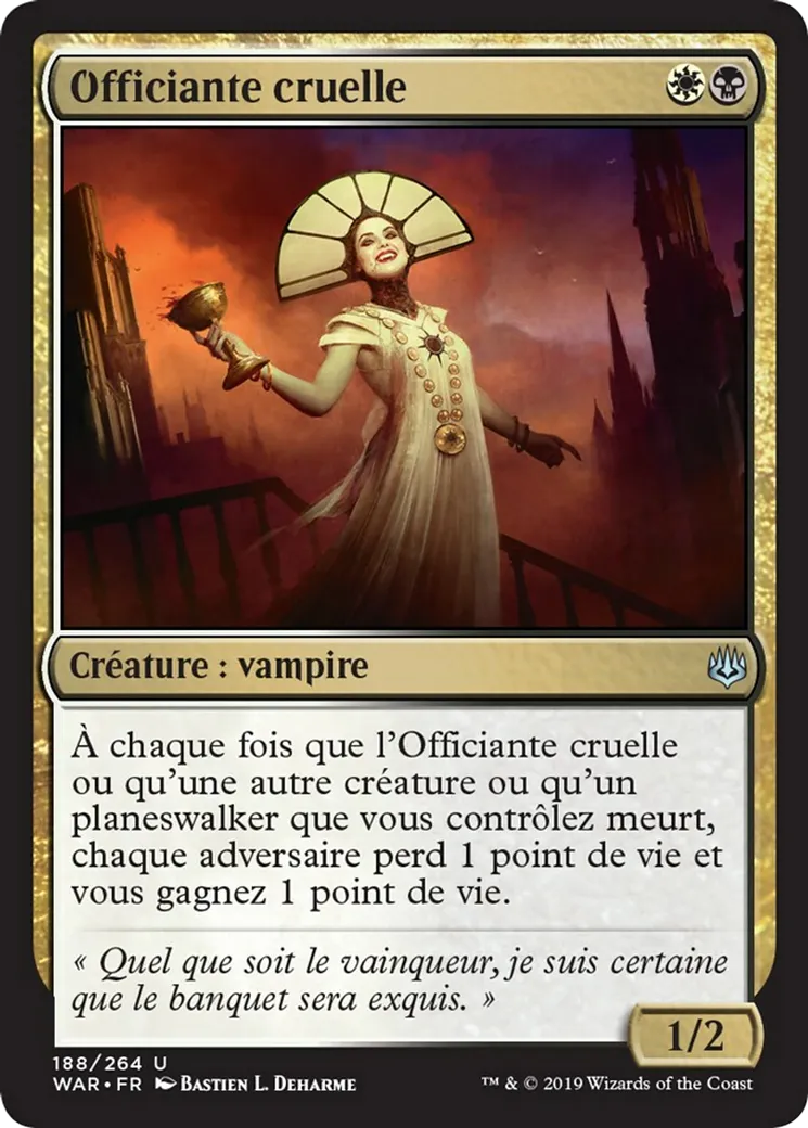 Officiante cruelle — War of the Spark — Magic: The Gathering